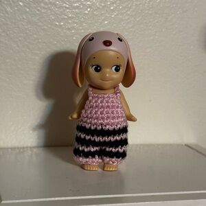 Sonny Angel crochet overalls